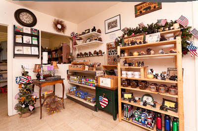 The gift shop inside the park store
